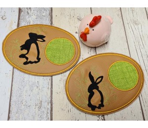 Stickdatei - Bunnies in the garden 1